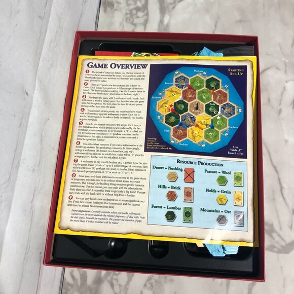 The Settlers of Catan Board Game 3061 Mayfair Games Klaus Teuber Complete - Picture 9 of 9